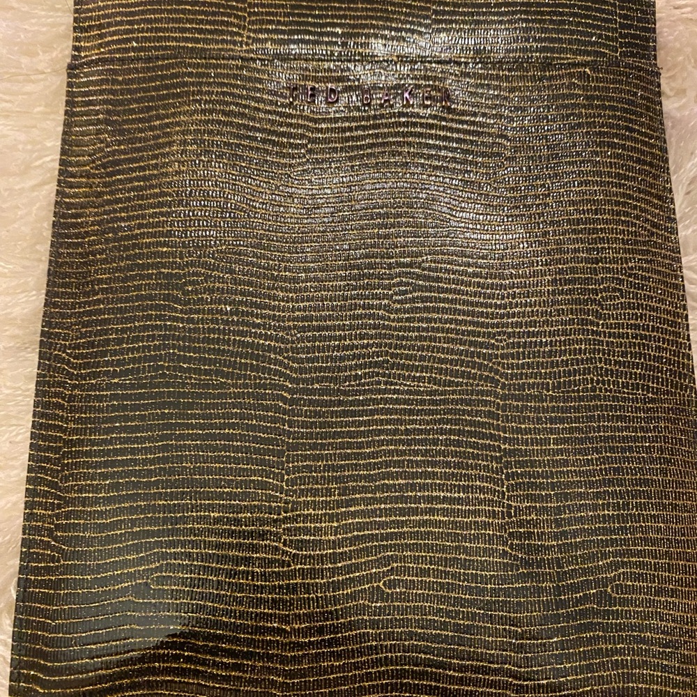 Ted Baker London Black and Gold Tablet Case